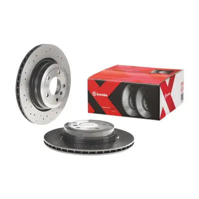 Alta Calidad Juego de 2 discos de freno BREMBO 09.A270.1X